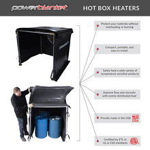 Load image into Gallery viewer, Roofing Material Hot Box Warmer, 48x48x48 in, Preset 100°F, 120V