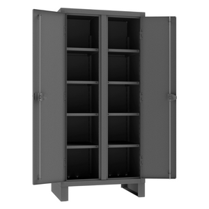 Durham HDDS243678-8S95 Double Shift Cabinet, 12 Gauge, 8 Adjustable Shelves, 36 X 24 X 78