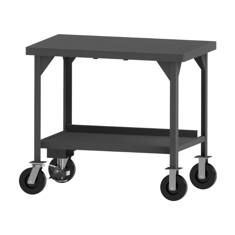 Durham HDWBMFL-3060-8PH-95 Heavy Duty, Mobile Workbench With Floor Lock, 60 X 30