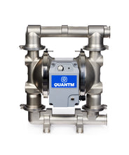 Load image into Gallery viewer, Graco HE120-0510 QUANTM h120, 2" FG SST Electric Diaphragm Pump, 200-240 V, FEP AL Center, SS Seat, BN Ball, BN Diaphragm