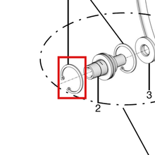Load image into Gallery viewer, Graco HEL012 LDX SERIES REEL,HOSE,3/8X50',1/4 NPT,A/W - item 1 highlighted in the Graco 3A8216EN parts diagram