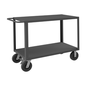 Durham HET-3048-2-5K-FL-95 Heavy Duty Service Truck, 2 Shelves, 30 X 48, 5000 Lbs. Capacity, Floor Lock