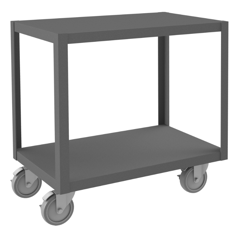 Durham HMT-1830-2-4SWB-95 High Deck Portable Table, 2 Shelves, 18-1/4 X 30-1/4 X 30-1/16