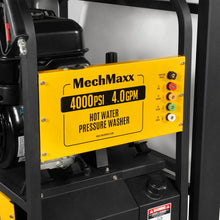 Load image into Gallery viewer, MechMaxx 4000 PSI 4 GPM ZONSEN E-Start Engine Hot Water Pressure Washer Skid Mounted with 245 Gal Tank, HPW40DBT