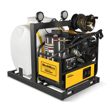 Load image into Gallery viewer, MechMaxx 4000 PSI 4 GPM ZONSEN E-Start Engine Hot Water Pressure Washer Skid Mounted with 175 Gal Tank, HPW40DT
