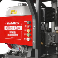 Load image into Gallery viewer, MechMaxx 4000 PSI 4 GPM HONDA E-Start Engine Hot Water Pressure Washer with Hose Reel, HPW40H