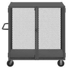 Load image into Gallery viewer, Durham HTL-3048-DD-95 Cage Truck, Low Deck, Pad Lockable, 30 X 48, 2000 Lbs. Capacity