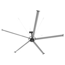 Load image into Gallery viewer, MechMaxx 24FT HVLS Industrial Ceiling Fan 208-240V 3Ph - Energy Efficient Large Area Air Circulation for Fan Warehouses &amp; Factories, 24FT3PH