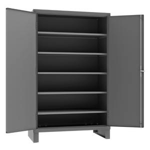 Durham JC-482478-5S-95 Cabinet, 14 Gauge, 5 Shelves, Legs, 48 X 24 X 78