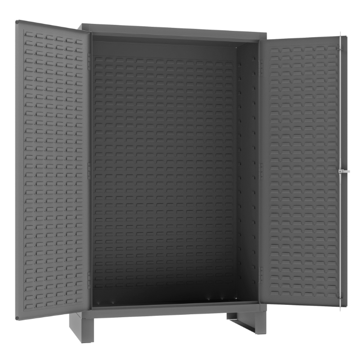 Durham JC-482478-BDLP-95 Customizable Cabinet, Louvered Panel, 14 Gauge, 48 X 24 X 78