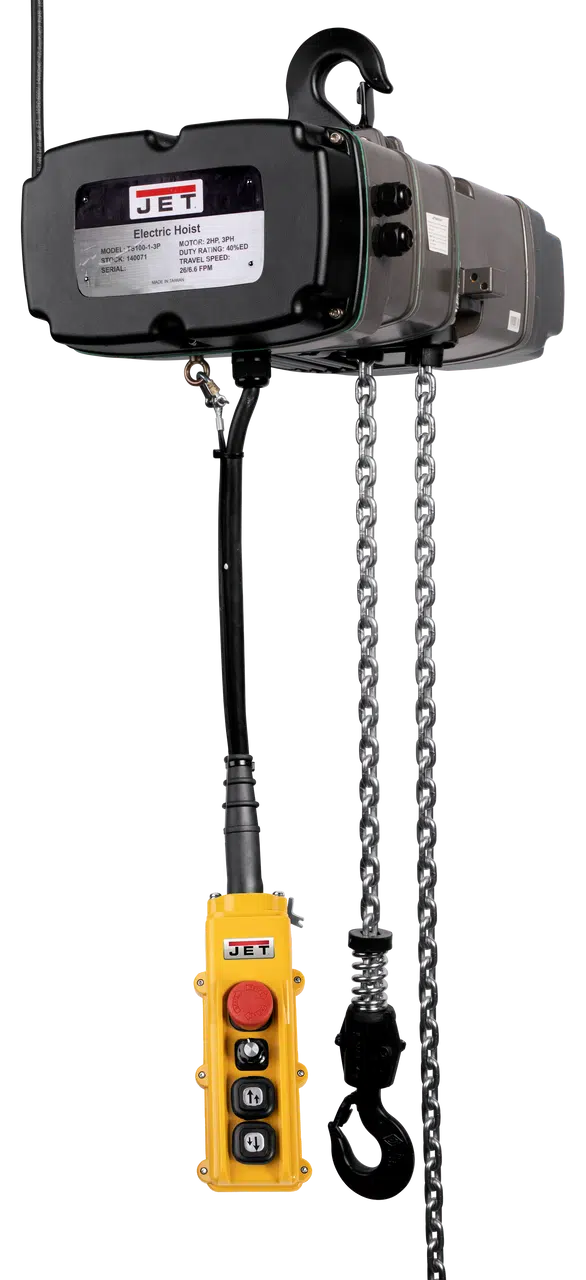 Jet Tools - TS500-060  5T ELEC HST 30' LIFT 3PH 460V