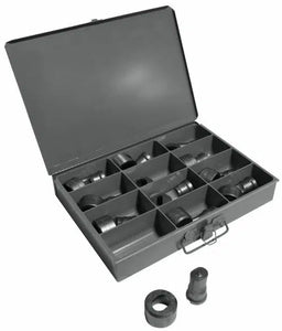 Edwards - 12 Piece Oblong Punch & Die Set with Storage Case