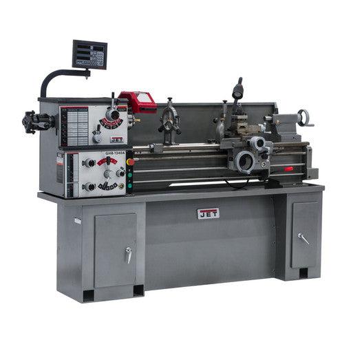 Jet Tools - GHB-1340A Lathe With Newall NMS300 DRO With Taper Attachment and Collet Closer