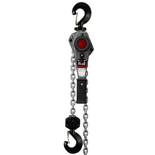 JPW JLH-150-15PSH, JLH Series 1-1/2 Ton Lever Hoist, 15' Lift with Overload Protection & Shipyard Hooks