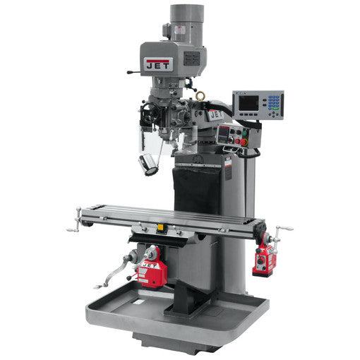 Jet Tools - JTM-949EVS Mill With 3-Axis Acu-Rite 203 DRO (Quill) With X and Y-Axis Powerfeeds