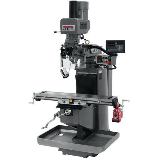 Jet Tools - JTM-949EVS Mill With Acu-Rite 203 DRO With X-Axis Powerfeed and Air Powered Drawbar