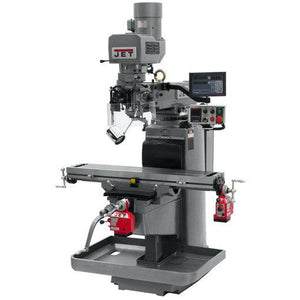 Jet Tools - JTM-949EVS Mill With Acu-Rite 203 DRO With X and Y-Axis Powerfeeds and Air Powered Drawbar