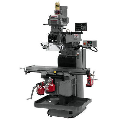 Jet Tools - JTM-1254VS With Newall DP700 3X (K) DRO,  X,Y&Z  Powerfeeds & Air Power Drawbar