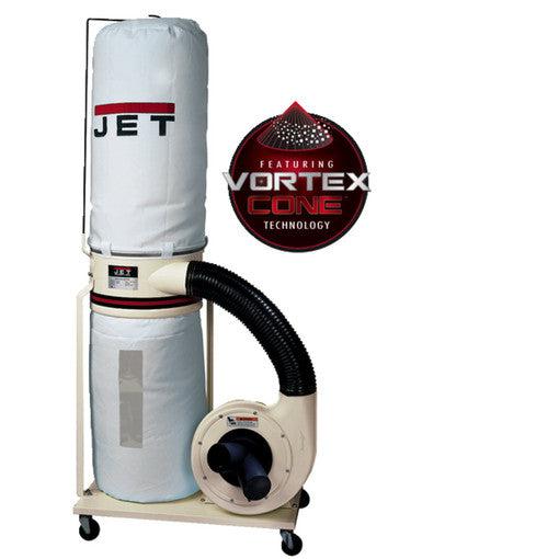 Jet Tools - DC-1200VX-BK3 Dust Collector, 2HP 3PH 230/460V, 30-Micron Bag Filter Kit