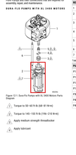 Load image into Gallery viewer, Graco L430SM Dura-Flo 1800 (430 cc) Lower, Stainless Steel, 4 Leather, 3 UHMWPE Throat/3 UHMWPE, 2 Leather Piston Packings - highlighted in parts diagram