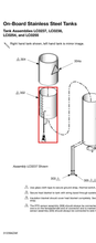 Load image into Gallery viewer, Graco LC0861 7.5 L Tank 240 V Heat Blanket - highlighted in parts diagram