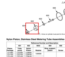 Load image into Gallery viewer, Graco LCB120 Pr70 Piston,s,120,nyl,12.36mm - highlighted in parts diagram
