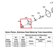 Load image into Gallery viewer, Graco LCB480 Pr70 Piston,s,480,nyl - highlighted in parts diagram
