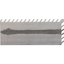 Load image into Gallery viewer, Marshalltown LF1211SD 1/2” Carbon Steel LayFlat Notch Trowel- DuraSoft Handle (11X4.5”Blade) w/ Hanger (6/Pack)