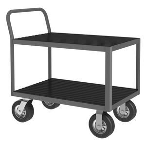 Durham LIC-2436-2-95 Low Profile Instrument Cart, 2 Shelves, 24 X 36