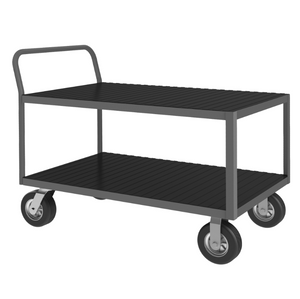 Durham LIC-3048-2-8SPN-95 Low Profile Instrument Cart, 2 Shelves, 30 X 48