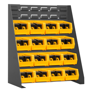 Durham LPRSS-17.25X20-95 Free Standing, 16 Gauge, Louvered Panel Rack, 17-9/16 X 8 X 20-1/8