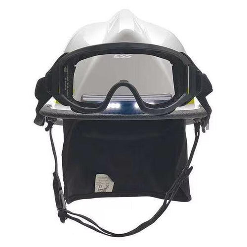 Bullard Fire Helmet, Ultem(R), White, IZ4 Goggle