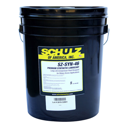Schulz 5 Gal, ISO 46, Synthetic Screw Oil