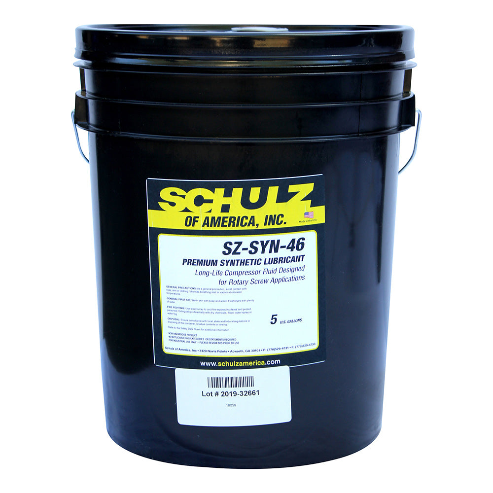 Schulz 5 Gal, ISO 46, Synthetic Screw Oil
