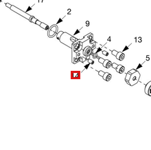 Load image into Gallery viewer, Graco MA1759 Screw,m6 X 10mm Lg Shss - highlighted in parts diagram
