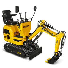 Load image into Gallery viewer, MechMaxx Mini Compact Excavator Loncin 300cc 9hp Engine, 43.3" Max. Digging Depth, 0.6Ton, 1345 LBS Operating Weight, MEC06