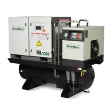 Load image into Gallery viewer, MechMaxx 10HP Combined Rotary Screw Air Compressor with Dryer &amp; 66-Gal ASME Tank | 32 CFM, 116 PSI, 230V 3-Phase - Industrial Grade