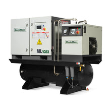 Load image into Gallery viewer, MechMaxx 10HP Combined Rotary Screw Air Compressor with Dryer &amp; 66-Gal ASME Tank | 32 CFM, 116 PSI, 230V 3-Phase - Industrial Grade