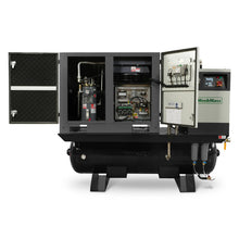 Load image into Gallery viewer, MechMaxx 10HP Combined Rotary Screw Air Compressor with Dryer &amp; 66-Gal ASME Tank | 32 CFM, 116 PSI, 230V 3-Phase - Industrial Grade