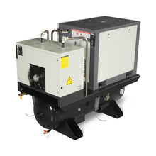 Load image into Gallery viewer, MechMaxx 10HP Combined Rotary Screw Air Compressor with Dryer &amp; 66-Gal ASME Tank | 32 CFM, 116 PSI, 230V 3-Phase - Industrial Grade