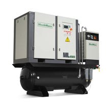 Load image into Gallery viewer, MechMaxx 20HP Combined Rotary Screw Air Compressor with Dryer &amp; 105-Gal ASME Tank | 78 CFM, 116 PSI, 230V 3-Phase - Industrial Grade