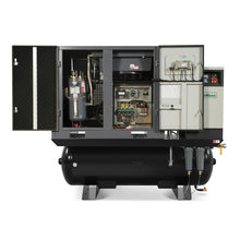 Load image into Gallery viewer, MechMaxx 20HP Combined Rotary Screw Air Compressor with Dryer &amp; 105-Gal ASME Tank | 78 CFM, 116 PSI, 230V 3-Phase - Industrial Grade
