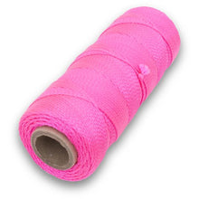 Load image into Gallery viewer, Marshalltown ML340 Braided Nylon Mason's Line500' Fl. Pink, Size 186" Core