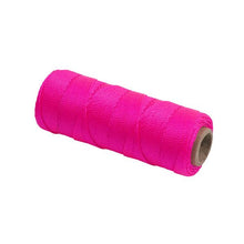 Load image into Gallery viewer, Marshalltown ML587 Twisted Nylon Mason's Line1000' Fl Pink, Size 186" Core