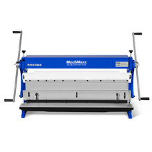 Load image into Gallery viewer, MechMaxx 40-inch 3-in-1 Pan and Box Brake – Slip Roll, Shear, Bending Machine for Sheet Metal, 20 Gauge Mild Steel, Adjustable Fingers, Heavy Duty, Metalworking, Fabrication, Rolling, Bending MMCB4020