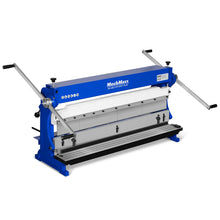 Load image into Gallery viewer, MechMaxx 40-inch 3-in-1 Pan and Box Brake – Slip Roll, Shear, Bending Machine for Sheet Metal, 20 Gauge Mild Steel, Adjustable Fingers, Heavy Duty, Metalworking, Fabrication, Rolling, Bending MMCB4020