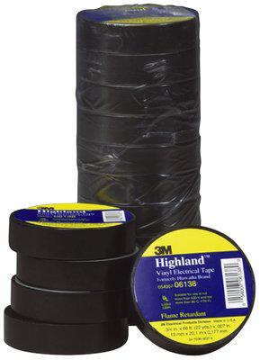 3M Highland™ Vinyl Electrical Tape 3/4