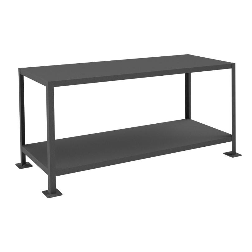 Durham MT246030-2K295 Mt Workbench, 2 Shelves, 24 X 60