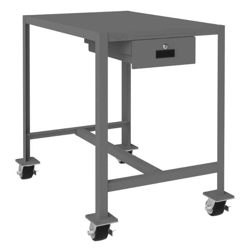 Durham MTDM244836-2K195 Mobile Mt Workbench, 1 Drawer, 24 X 48