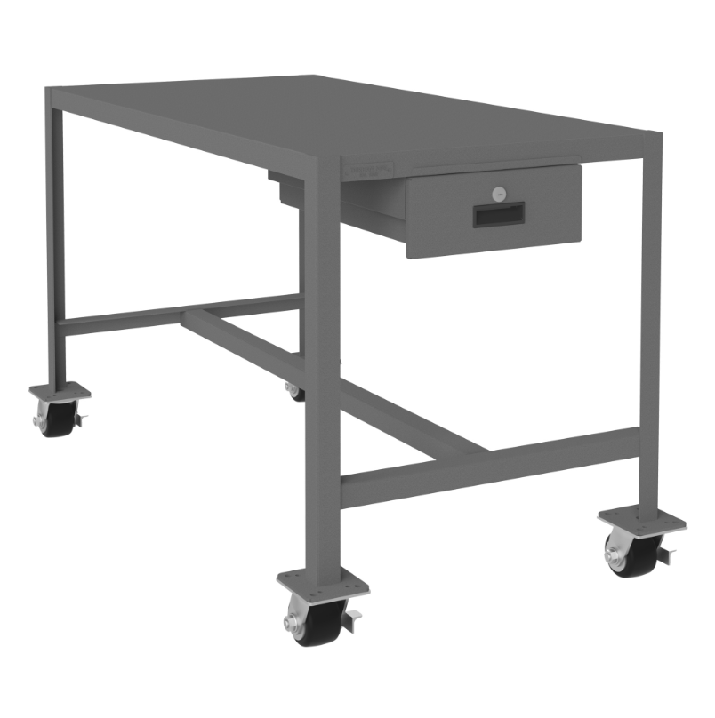 Durham MTDM244830-2K195 Mobile Mt Workbench, 1 Drawer, 24 X 48